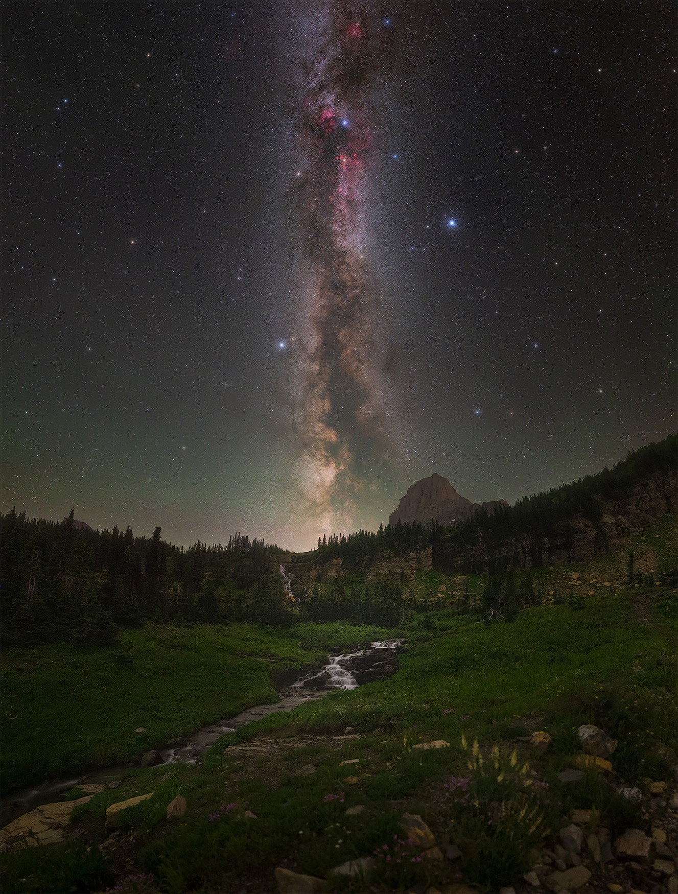 Logan Creek under the Stars